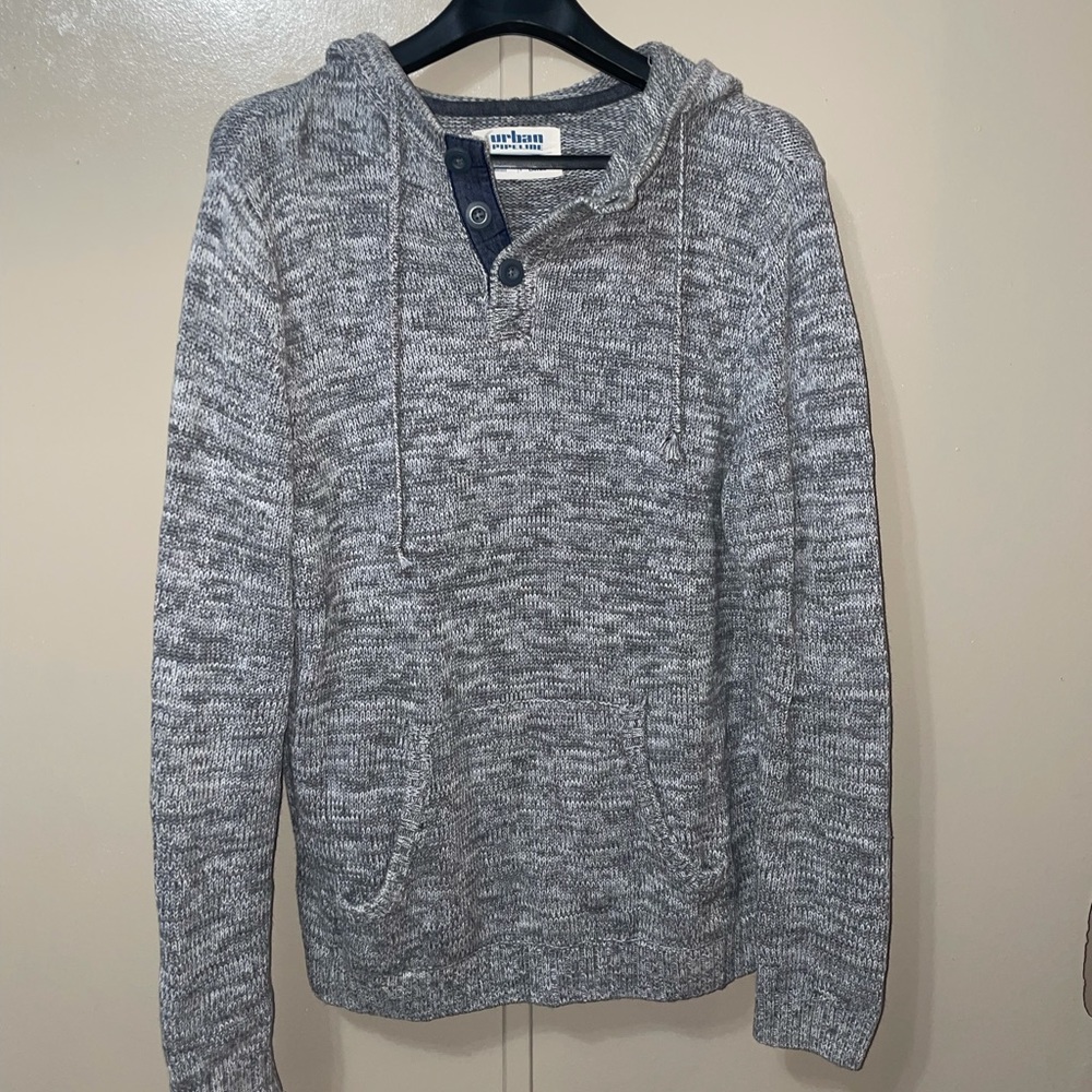 Gray sweater
